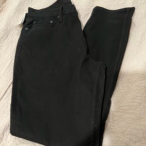 Mens Black Old Navy Jeans Slim 36x34